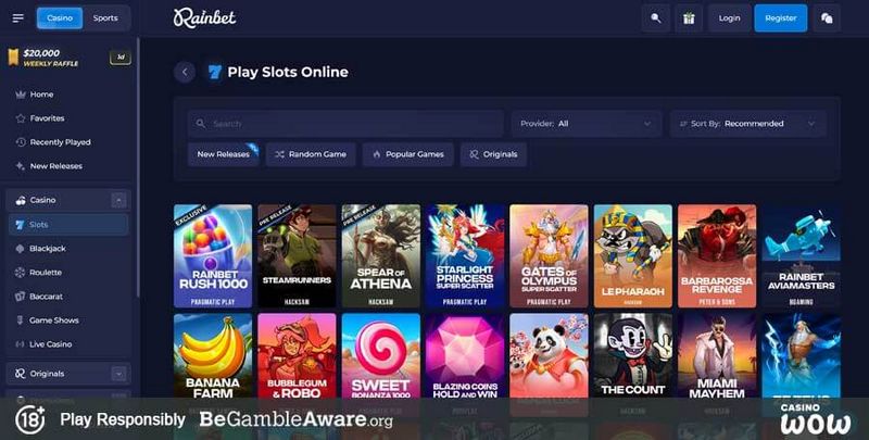 Análisis del Casino Rainbet: Nuestra Prueba con Dinero Real de $500